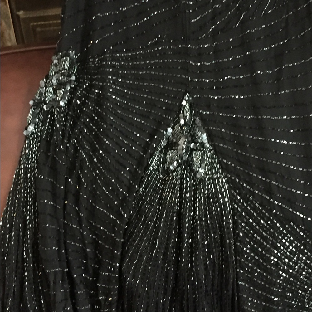 Vintage Stunning Beaded Tea Length Gown - Picture 8 of 8